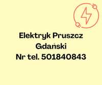 Elektryk Pruszcz Gdański pogotowie elektryczne