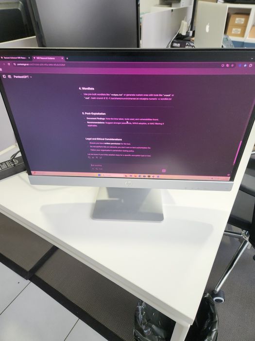 Monitor HP com avaria