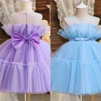 Дитяча сукня фіолетова голуба на рік Нарядное платье 1 год плаття