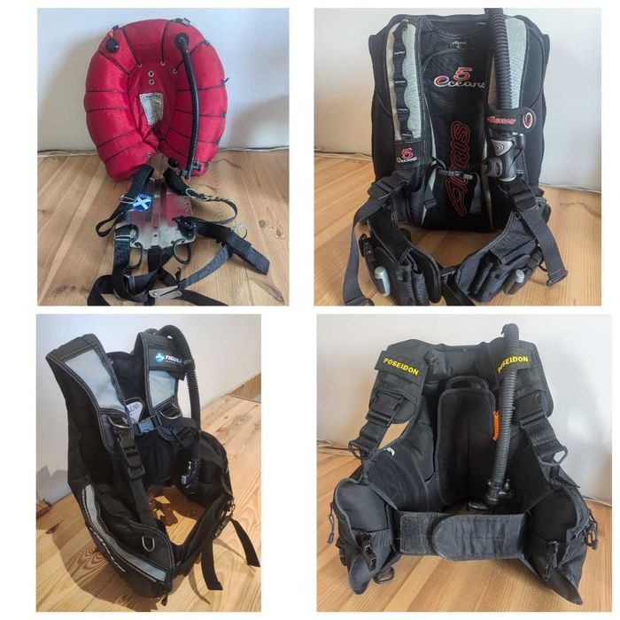 Компенсаторы плавучести, крыло BCD, Aqualung, Scubapro,SeacSub,Halcyon