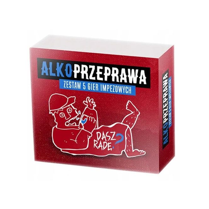 Alkoprzeprawa 5W1 Gra Planszowa Imprezowa 18+