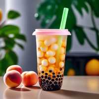 Кульки Bubble Tea «Полуниця» 1,8кг, сладкие шарики Бабл Ти «Клубника»