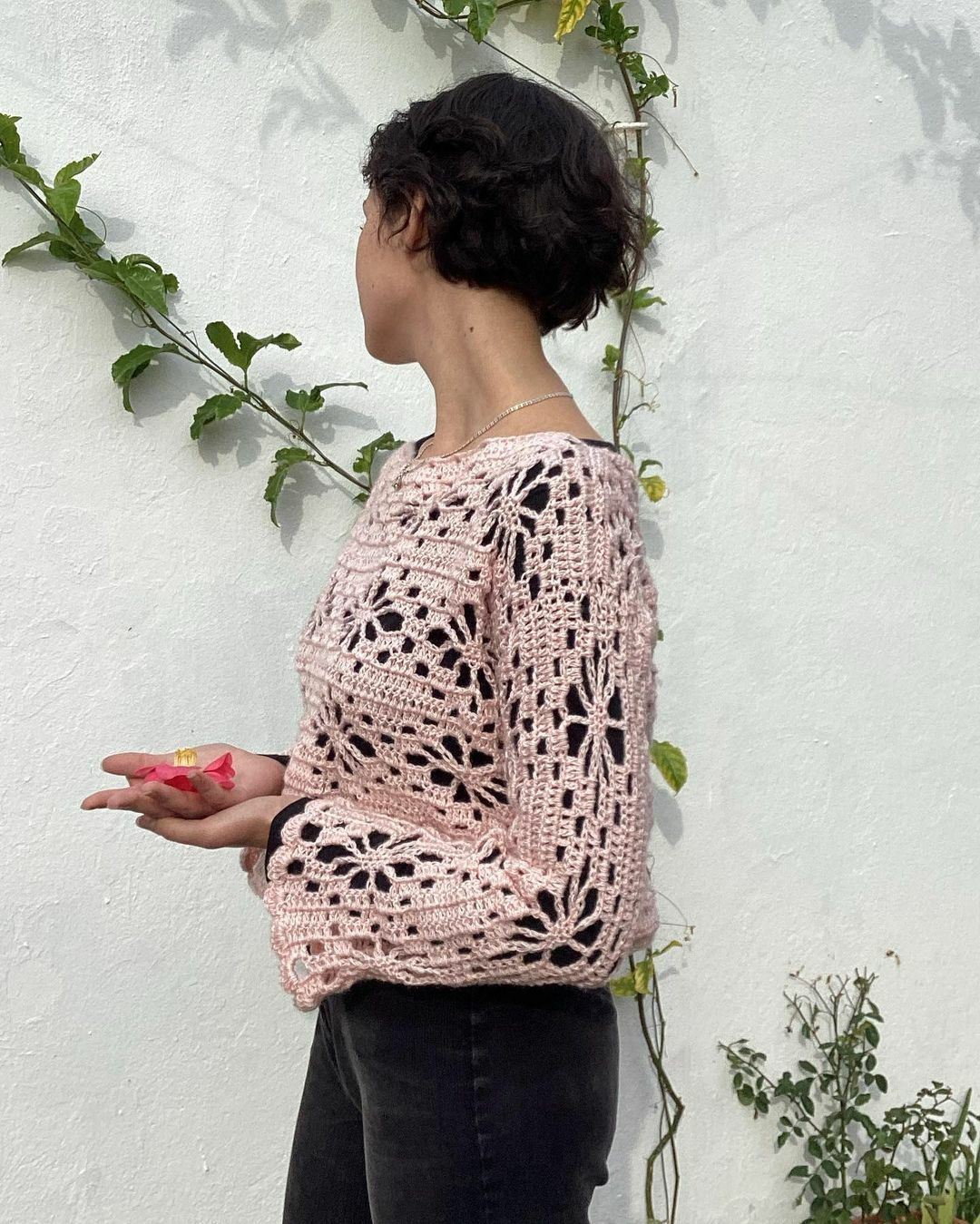 Camisola de crochet