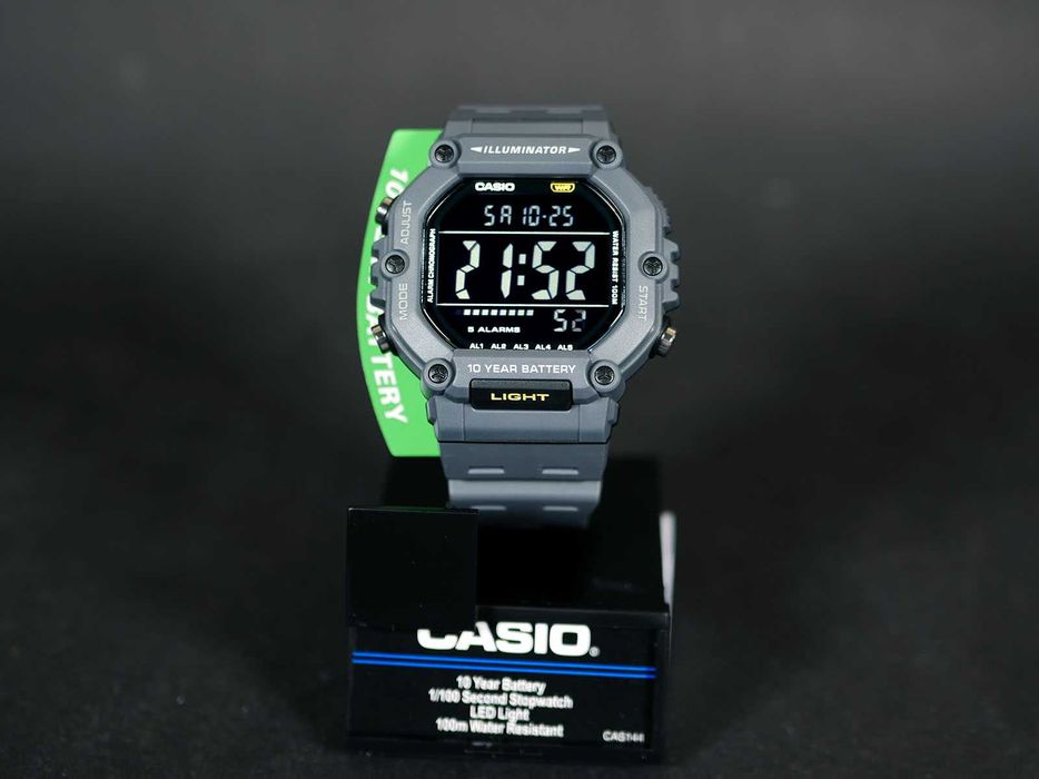 Casio AE-1600H-8BV. 10 лет батарейка