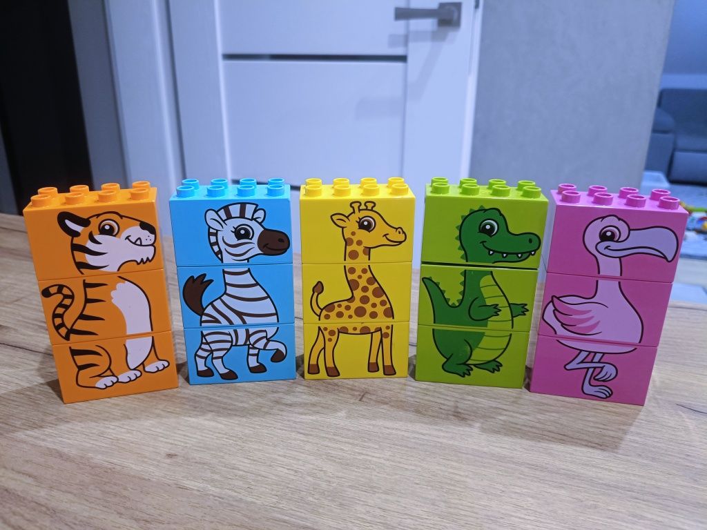 Lego Duplo, zwierzęta, moja pierwsza ukladanka