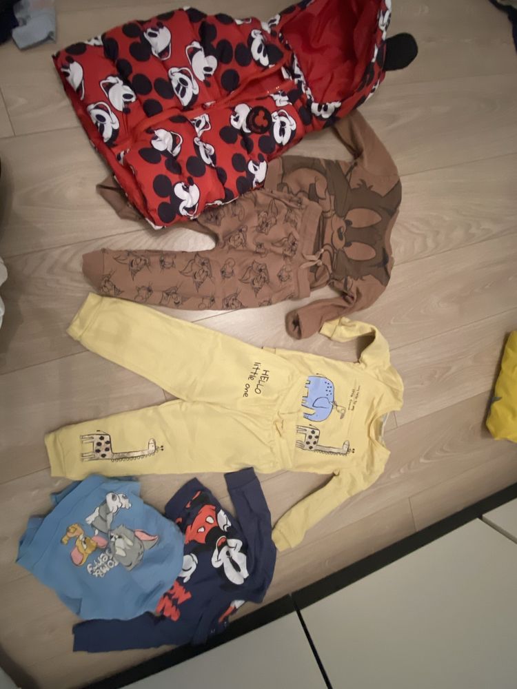 Komplet ubrań rozmiar 86 c&a pepco benetton