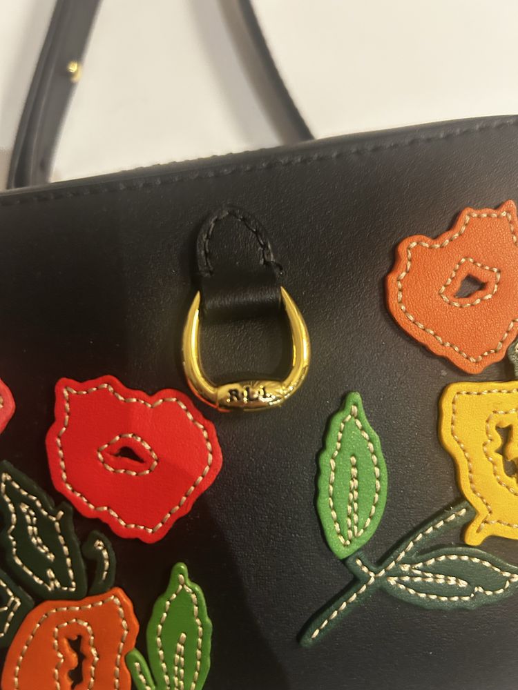 Ralph Lauren torebka skórzana