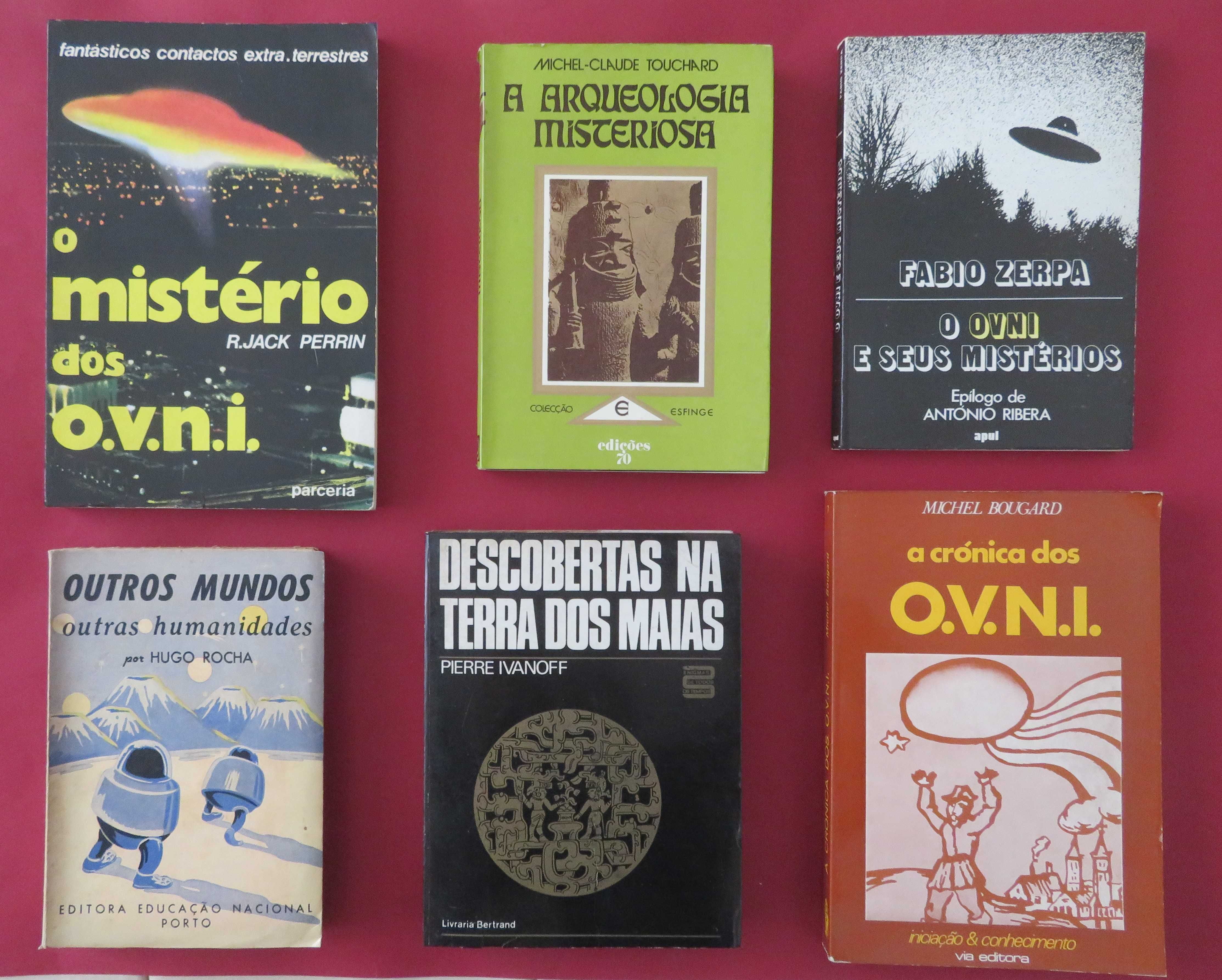 Livros sobre fenómenos OVNI, ESOTÉRICOS, EXTRA-TERRESTRES, desde 5€/cd