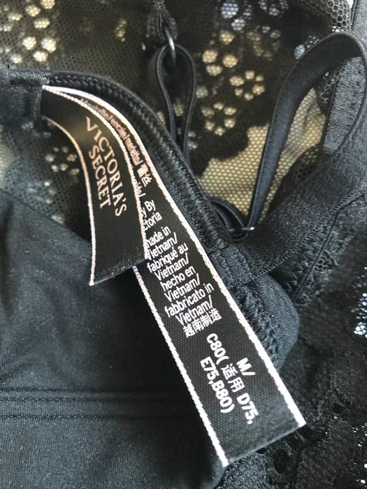 Бра/Топ Чорний Victoria Secret. Мереживо. Оригінал. М розмір. 80 С