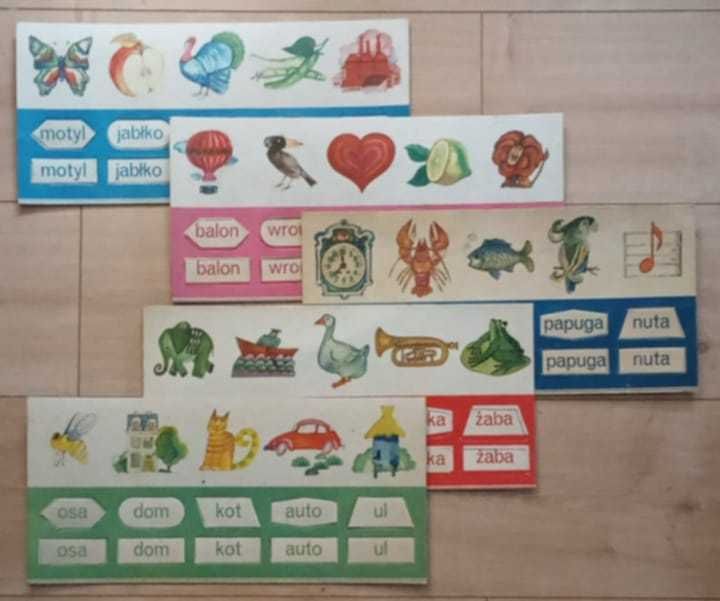 Gra planszowa Łatwe czytanie 1978 rok PRL