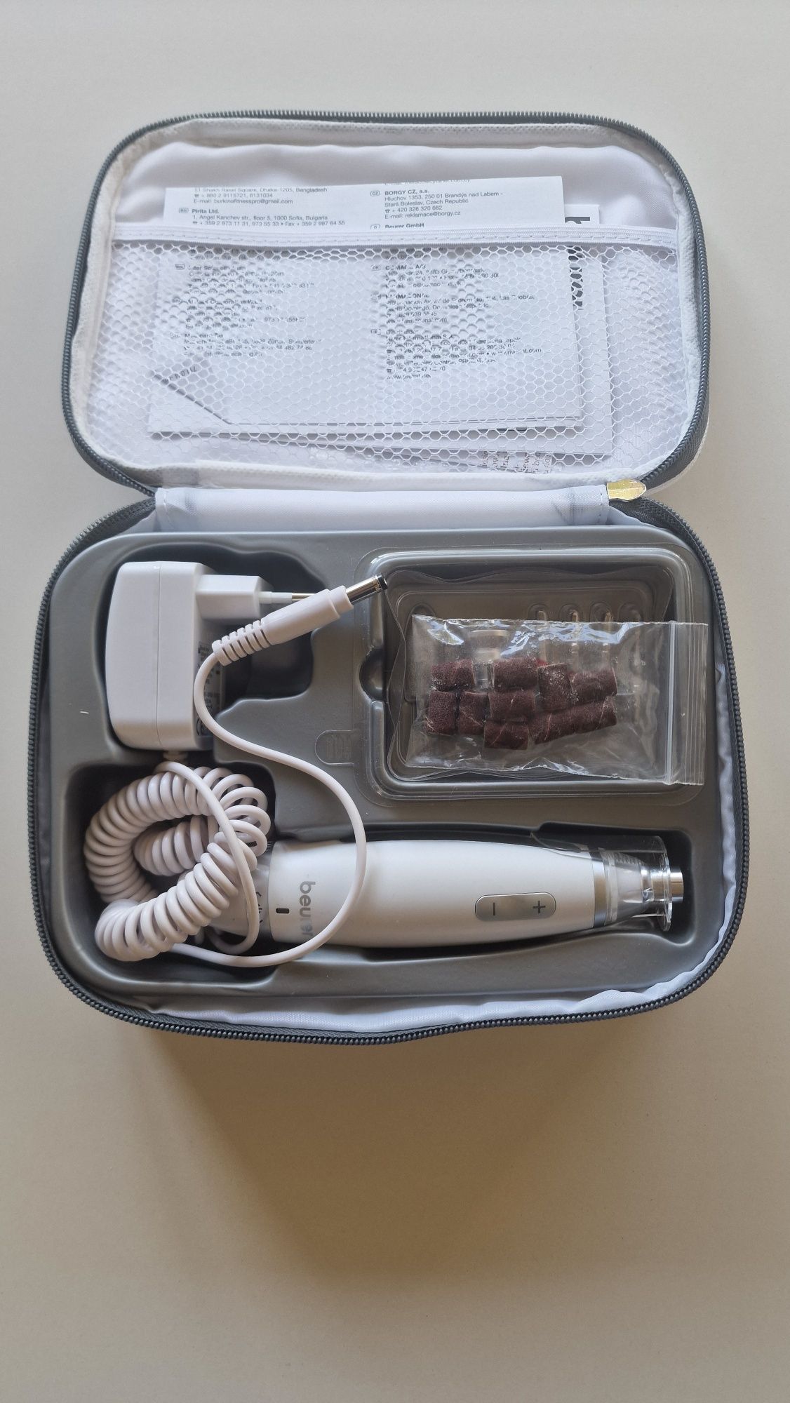 Beurer zestaw do manicure pedicure