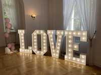 Napis LOVE LED 120CM