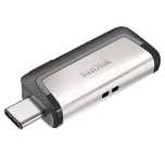 pendrive sandisk ultra dual drive 64 gb , usb 3.1 typ c srebrny