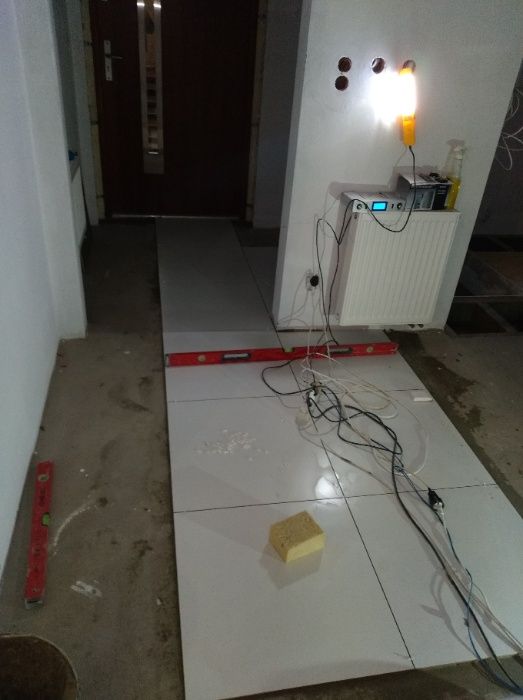 Malowanie szpachlowanie panele Glazura - Terakota