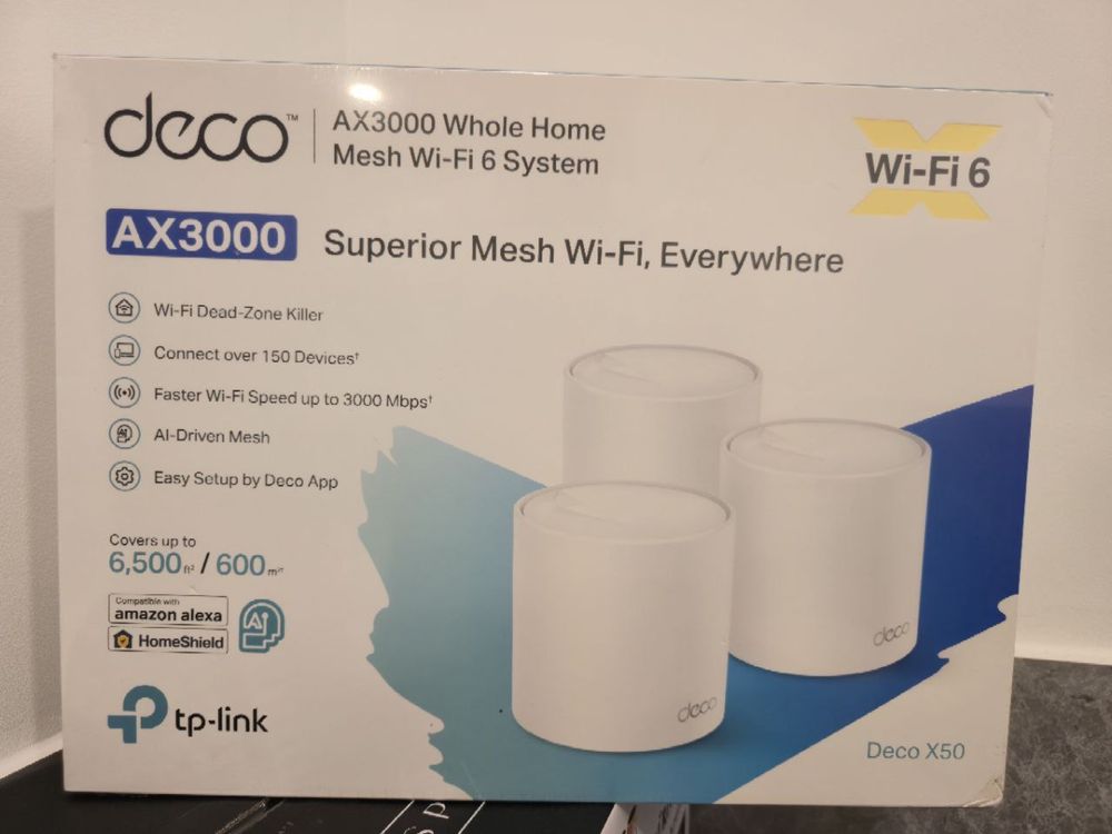 NOWE!!Router TP-Link Deco X50 802.11ax (Wi-Fi 6)