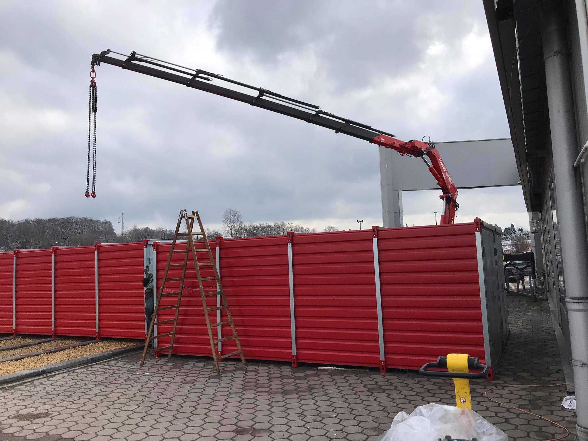 Wynajem dźwigu HDS - żuraw. Transport ciężki. 22 metry - 7,2 tony
