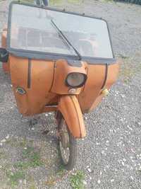 Simson duo  3-kolowy rama silnik kola kierownica ddr