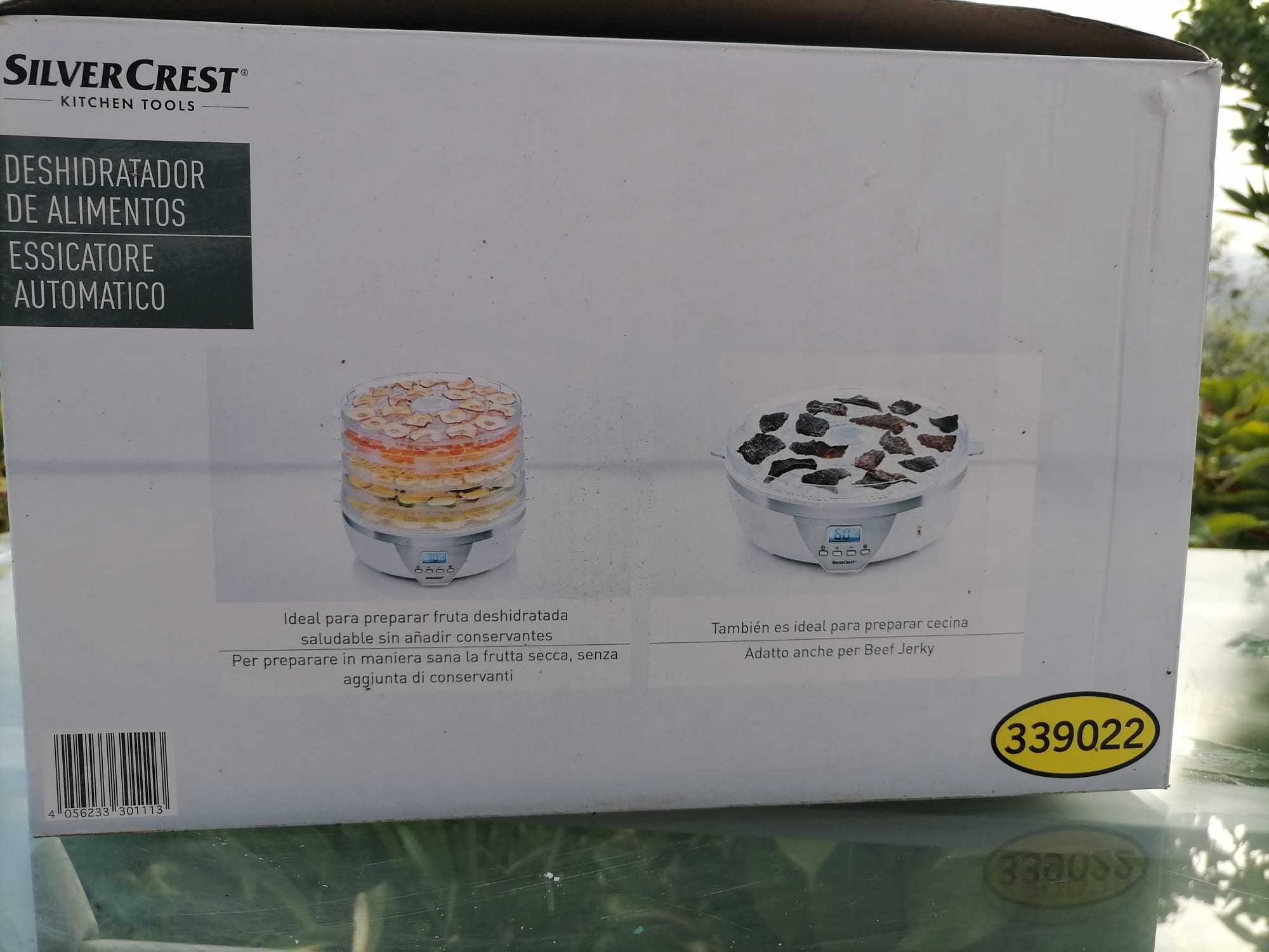 Desidratador de alimentos SilverCrest praticamente novo
