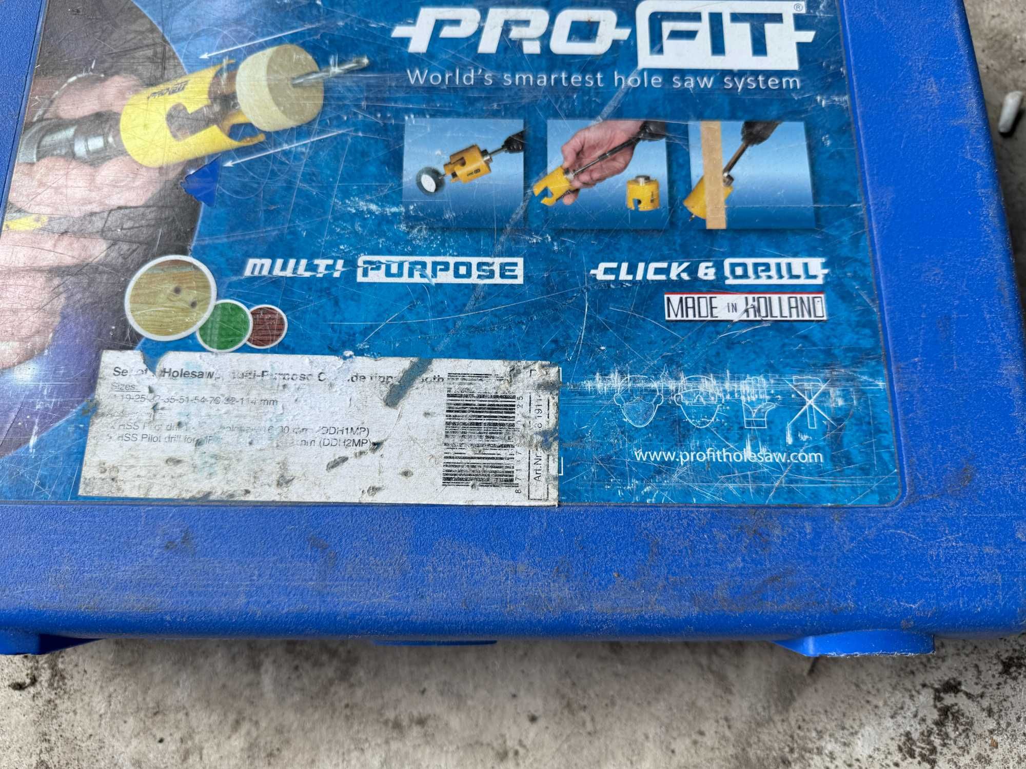 Sprzedam: Zestaw otwornic PROFIT Click-Drill – 12-częściowy