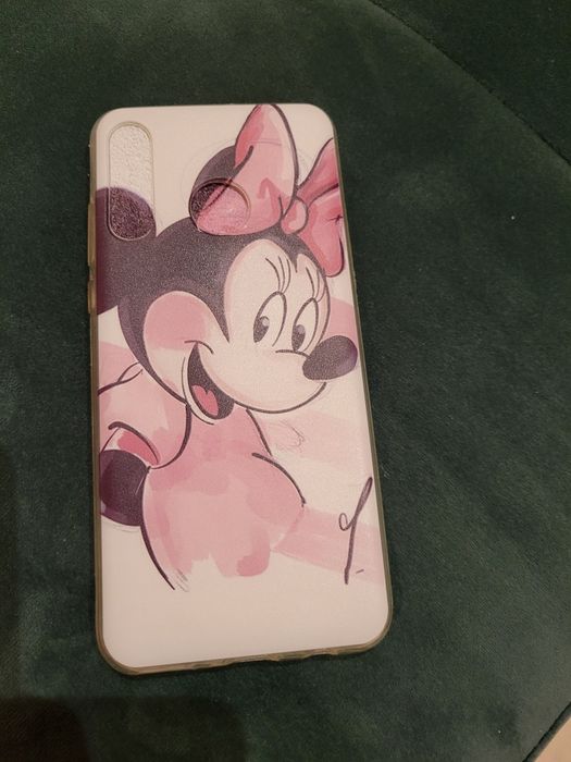 Capa/bolsa Huawei p30 lite, da Minnie, rosa/verde novas