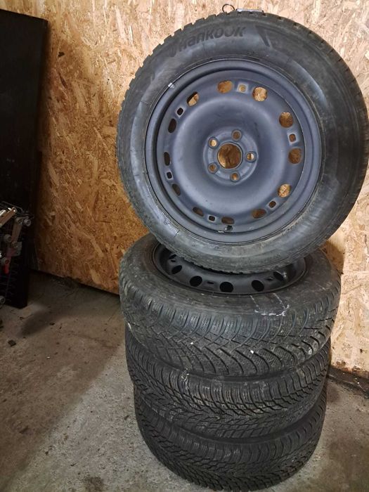 koła felgi stalowe opony zimowe 185/60r15 5x100 Polo Fabia Ibiza