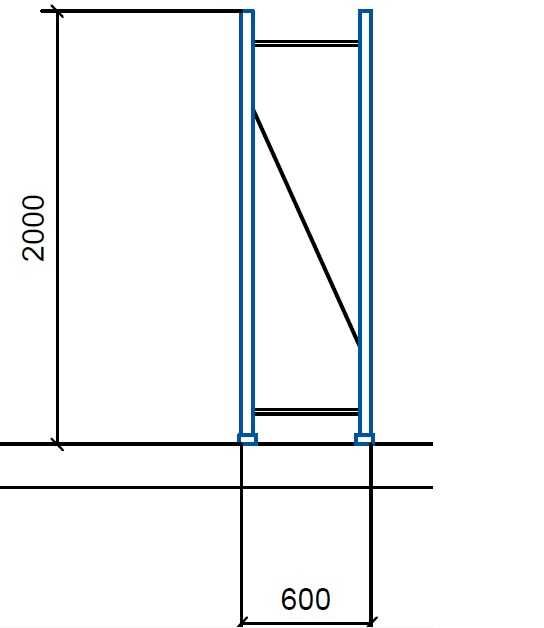 Regał półkowy Mecalux M7 picking 200x182x60cm - 4 półki NOWY