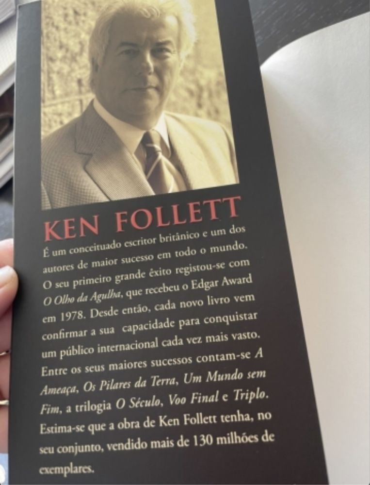 Livro “O Voo das Águias”, de Ken Follett