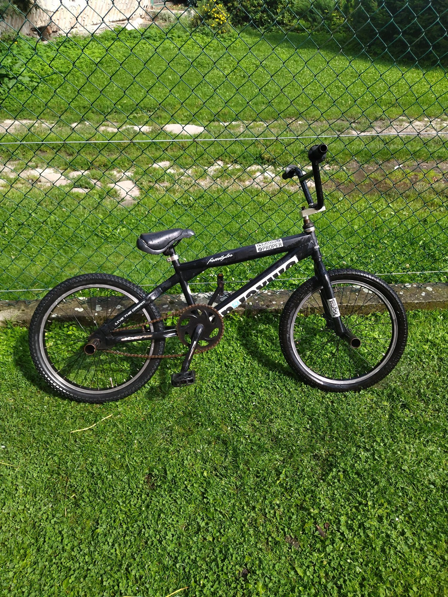 BMX czarny  używan