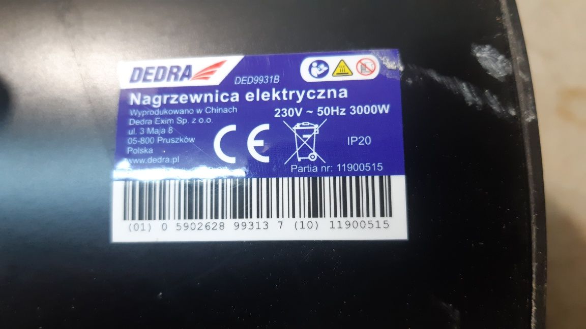 Nagrzewnica Dedra 3000w
