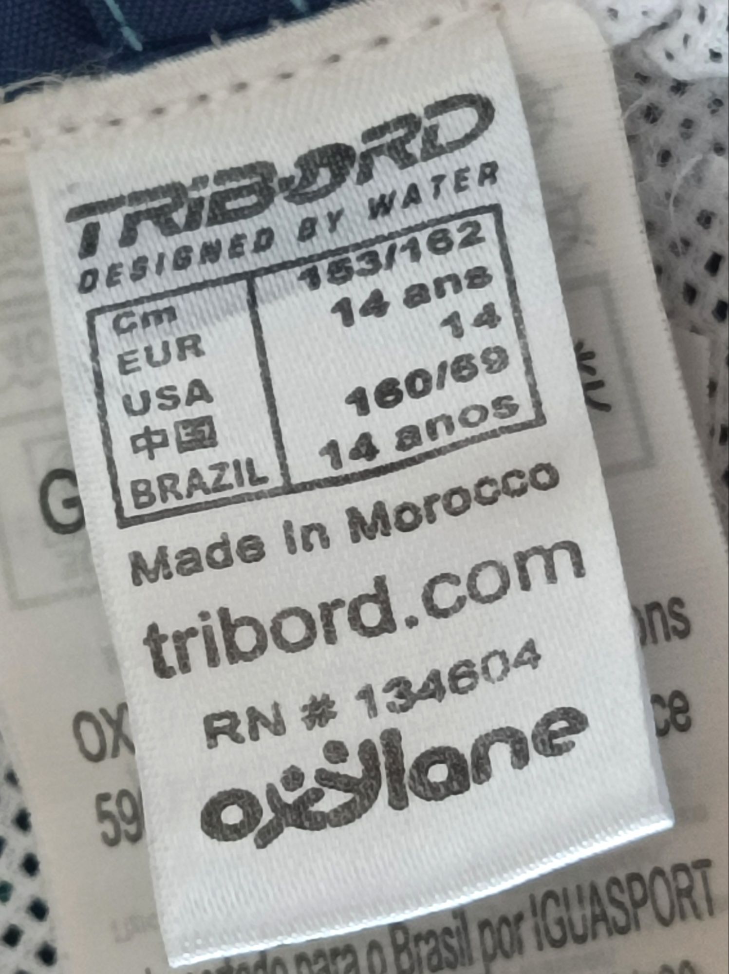 Calções de Banho para Rapaz marca Tribord  (Novo - 14 anos)