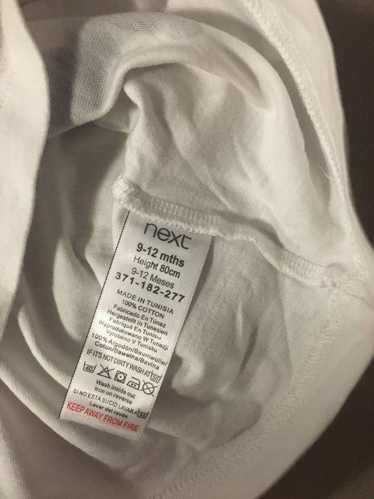 Koszulka krotki rekaw nowa NEXT 74cm