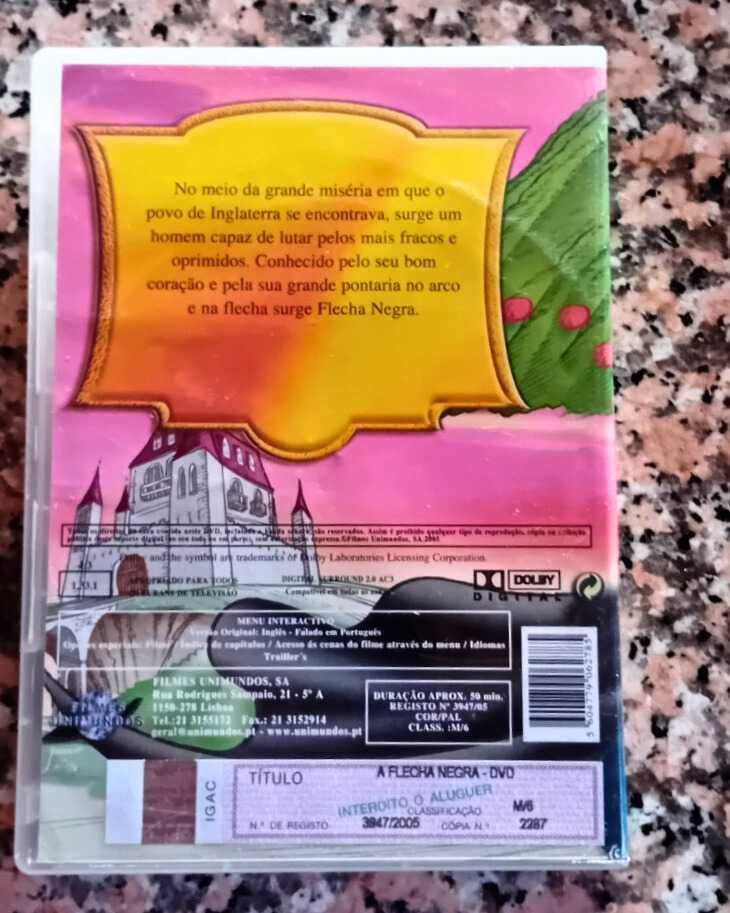 DVD – A Flecha Negra (Clássicos da Animação)