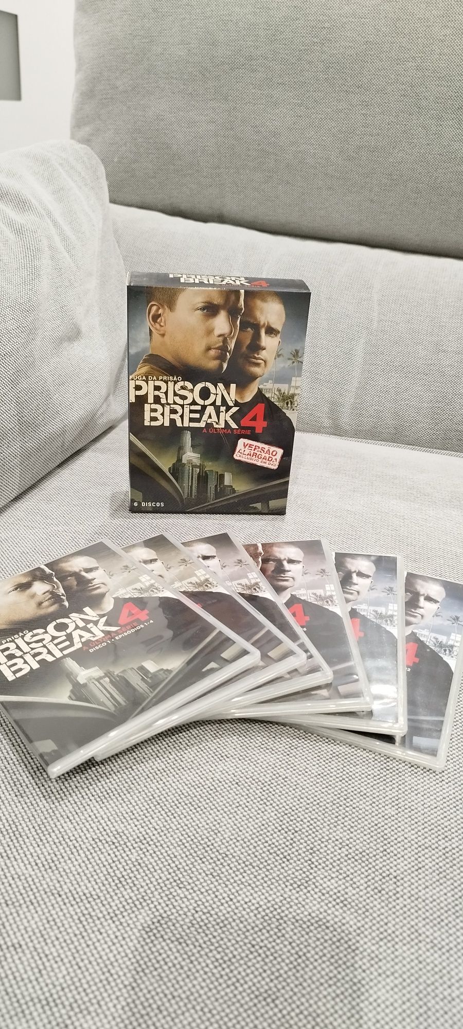 Coleção DVD Prison Break 1 2 3 4 cpmpletos