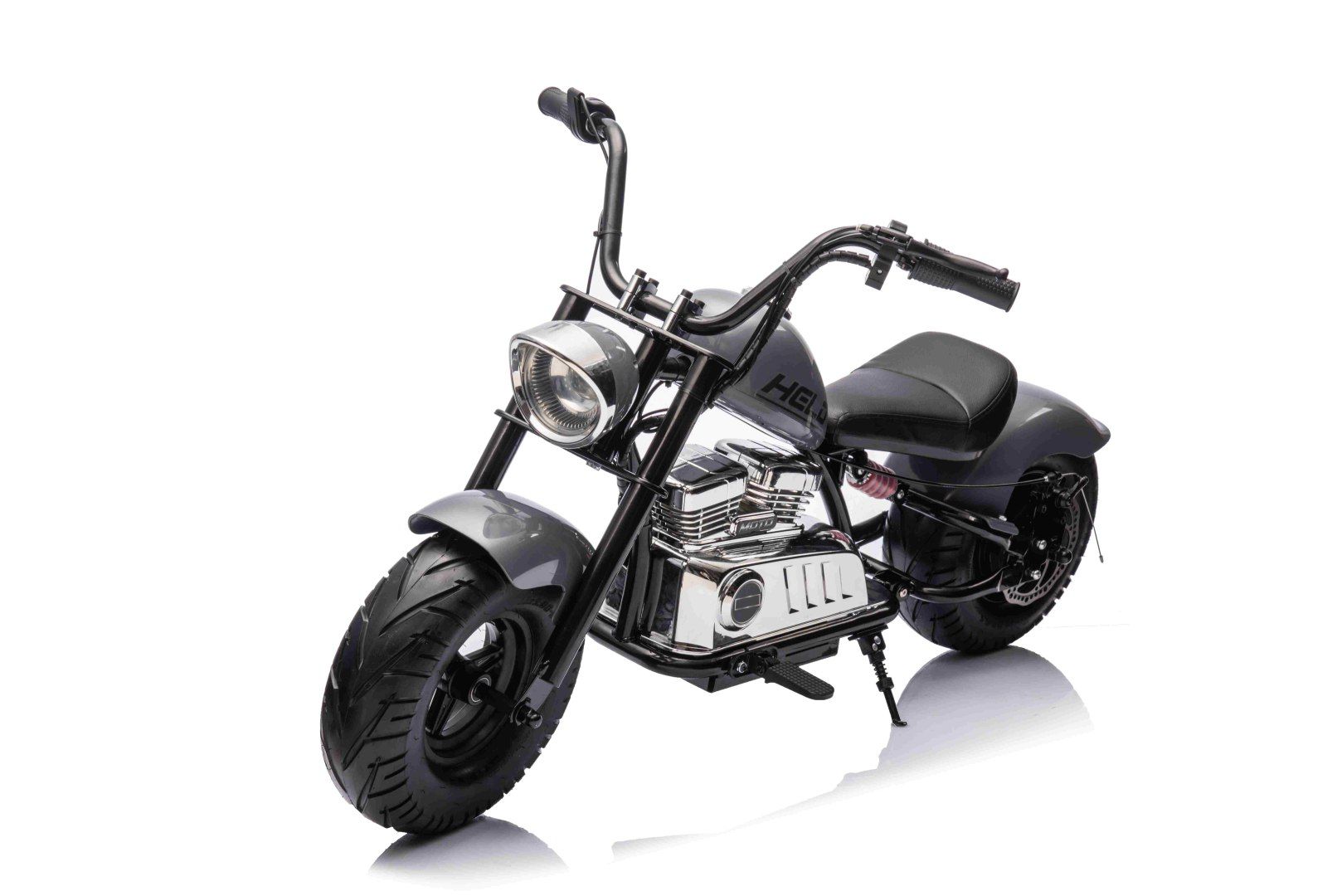350W 36v POM KOŁA Motor na akumulator Motorek Chopper Warrior Czarny