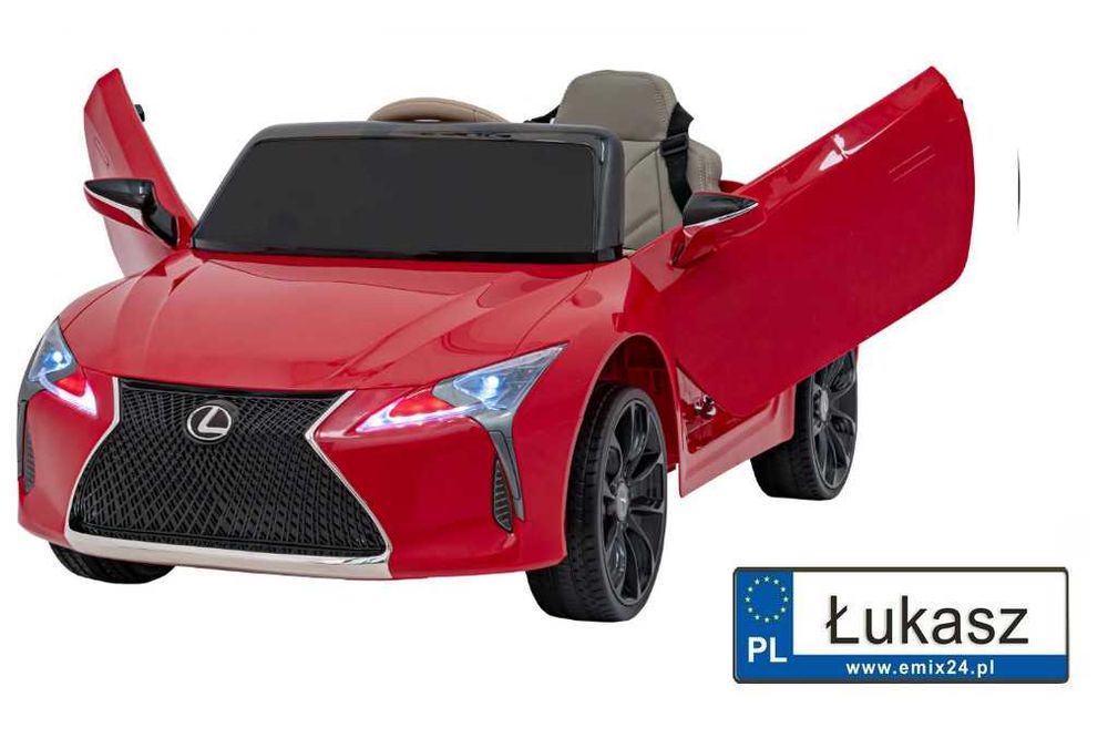 Autko na akumulator dla dzieci Lexus LC500 Czerwony JE1618.CR