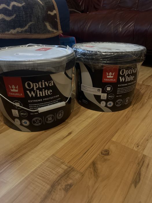 Tikkurila white powder farba 9l nowa