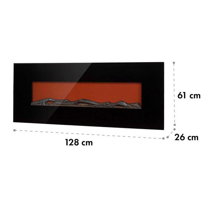 Kominek elektryczny KLARSTEIN 1600W 128cm PILOT