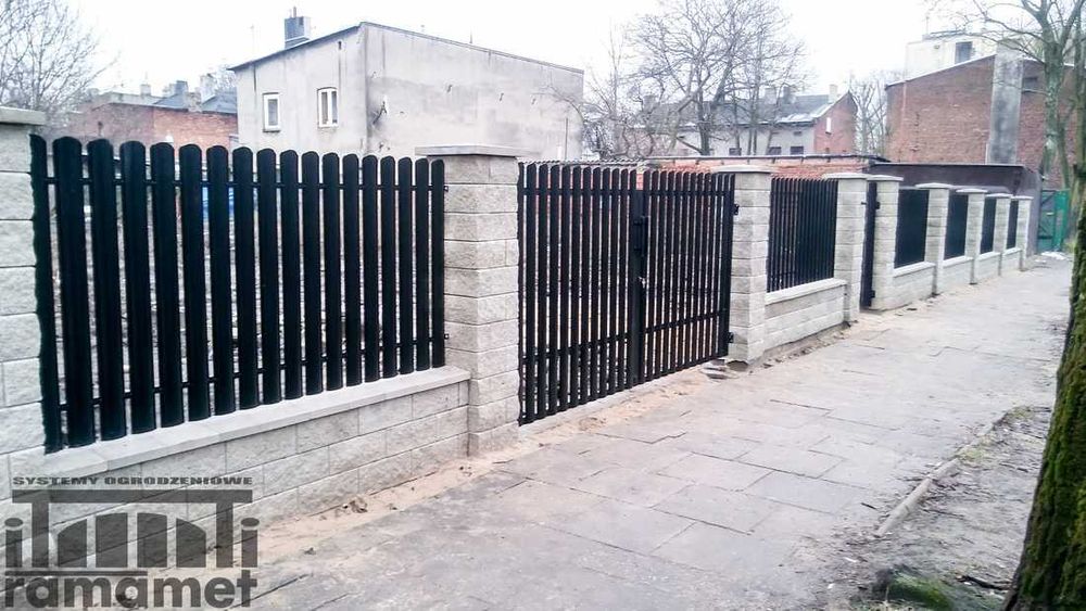 Przęsła -sztacheta metalowa 2,0x1,2