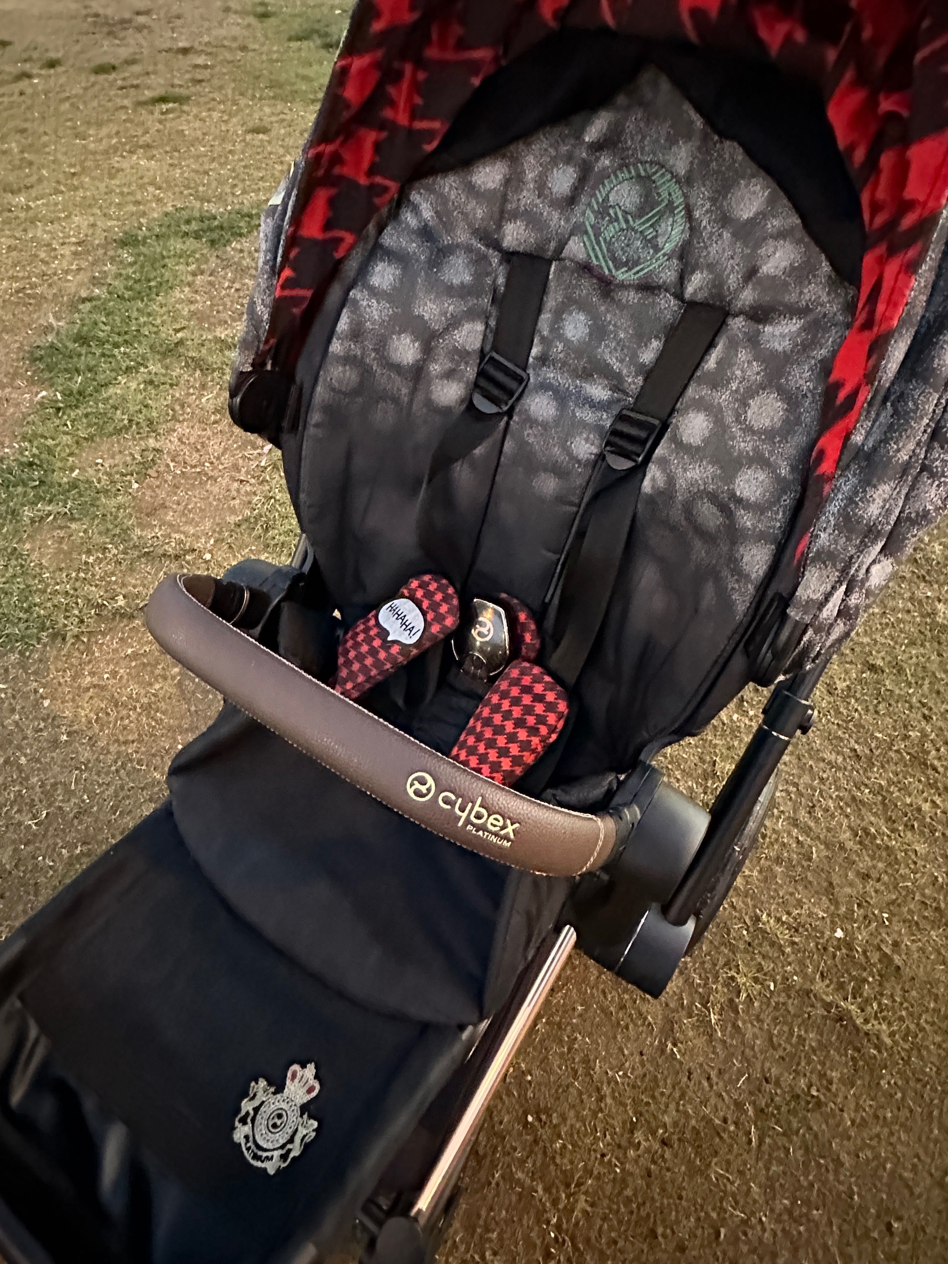Коляска,візок Cybex Priam Lux Rebellious 2 в 1, дизайнерський принт