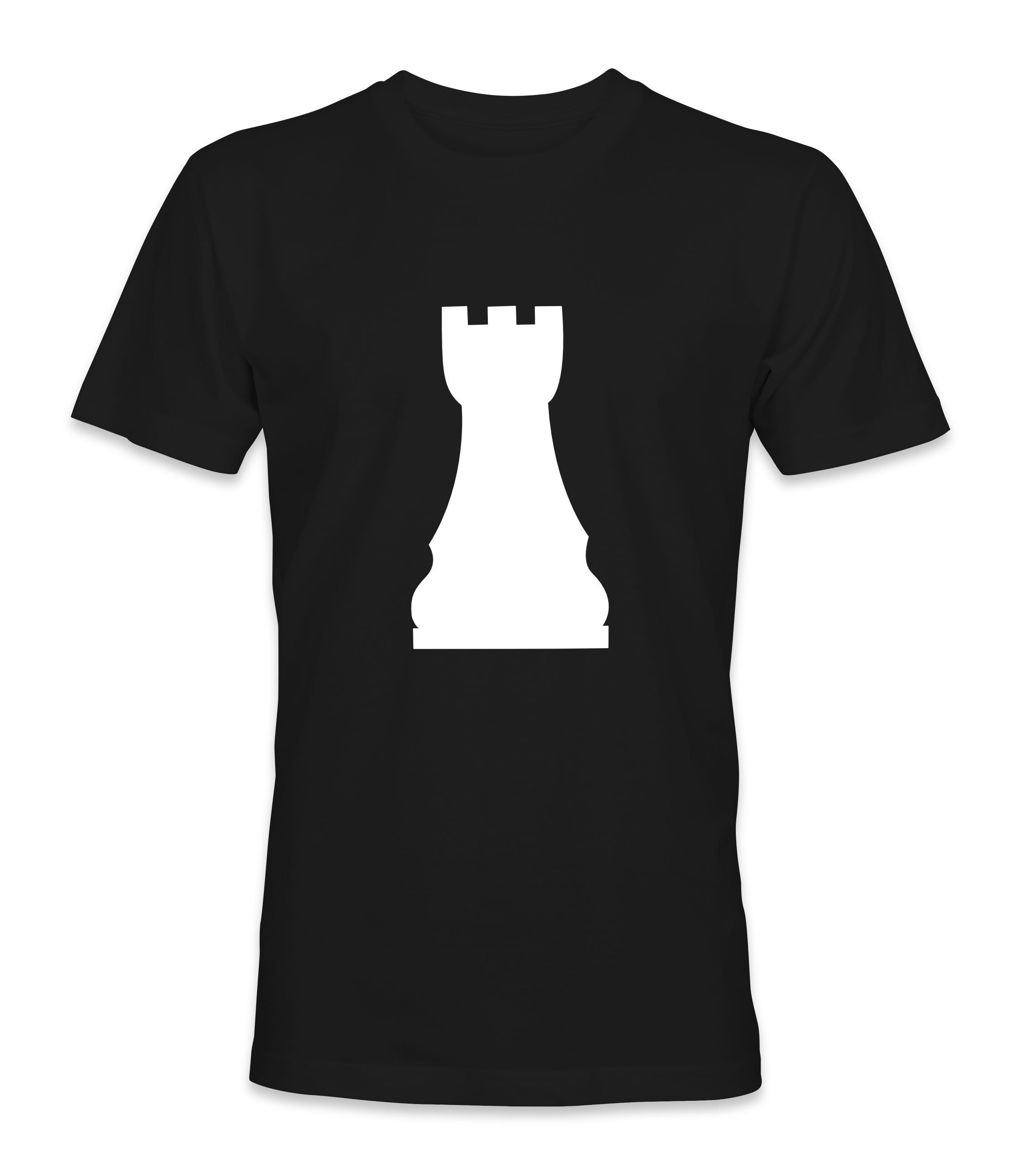 Koszulka T Shirt Szachowy Wieża, Szachy