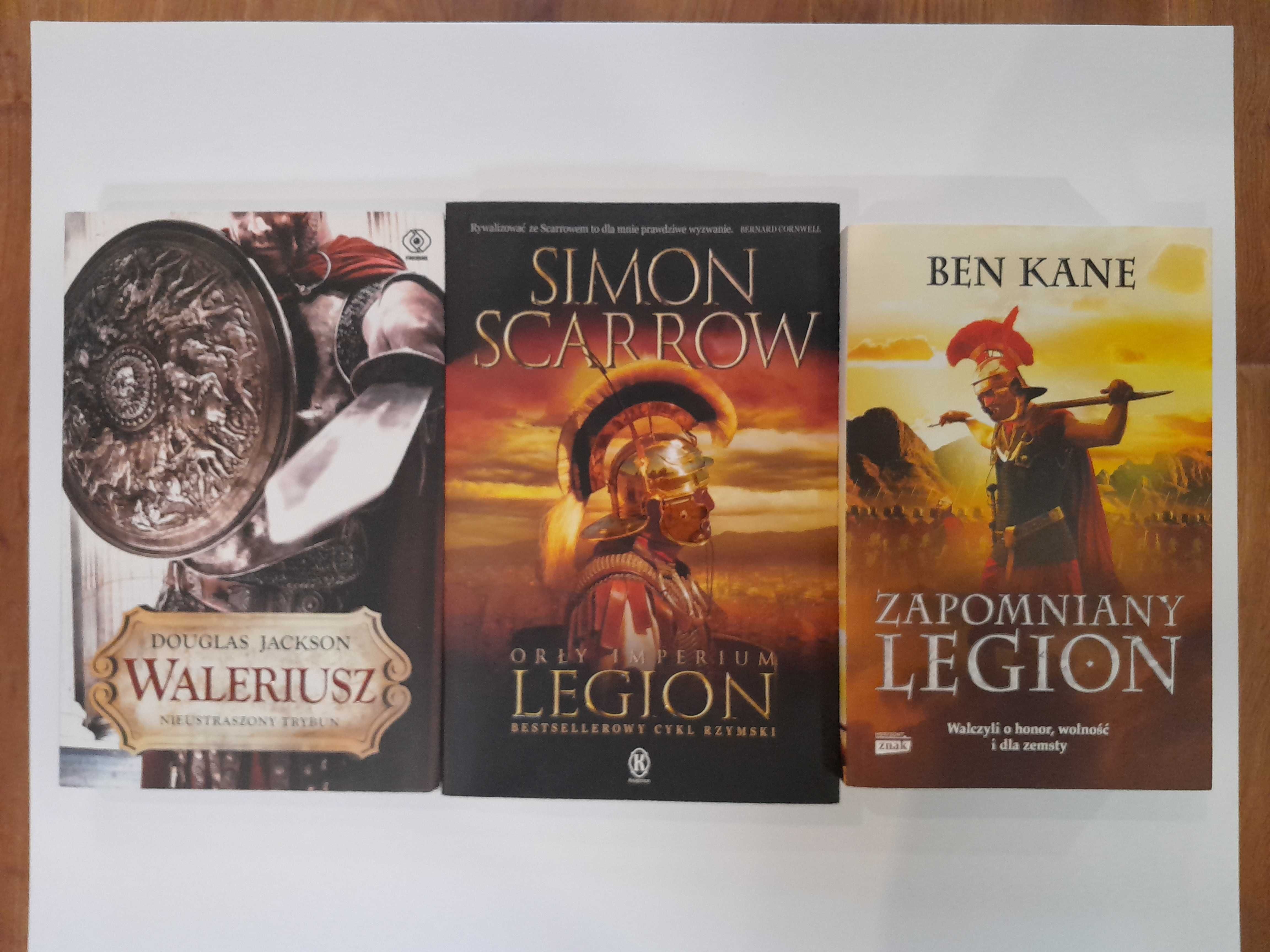Zestaw 3 książek o Rzymie. Waleriusz, Zapomniany Legion, Legion