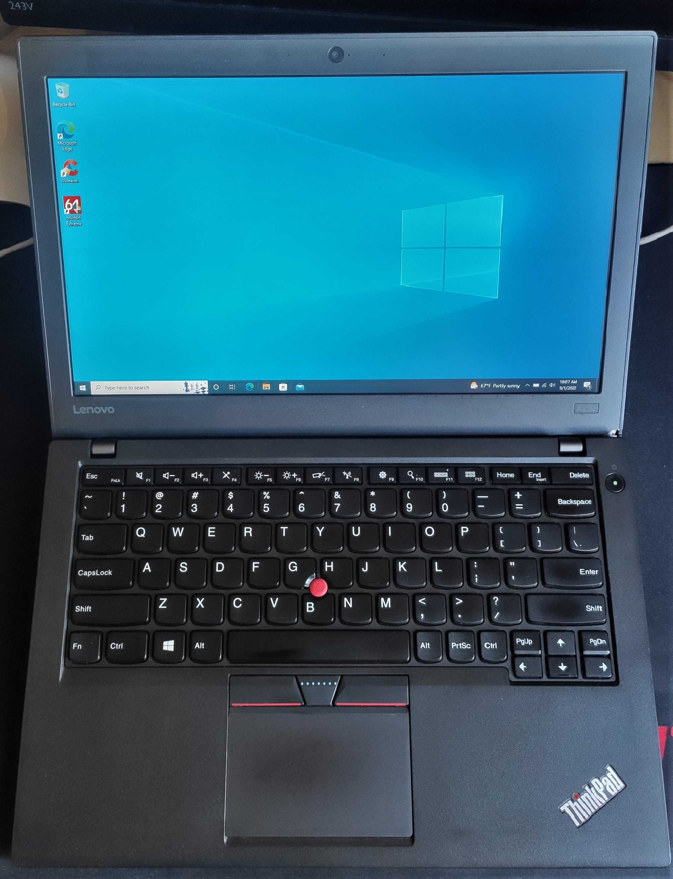 Lenovo X260 i5-6300U 4GB DDR4 500gb SSD 1920x1080