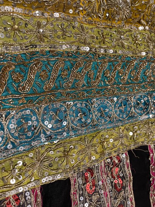 Gobelin. Kurtyna. Indie. Pakistan. Vintage. Retro.