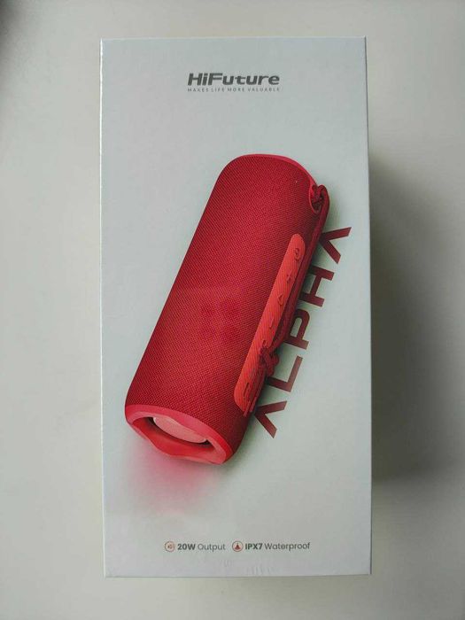 Портативна блютуз колонка HiFuture Alpha 20W (Червона) та Ripple 20W