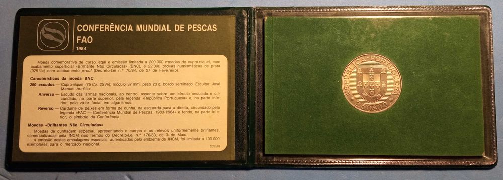 Carteira com moeda 250$00 - FAO