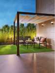 Pawilon ogrodowy zadaszenie pergola Manea 260x350x220 przyścienna