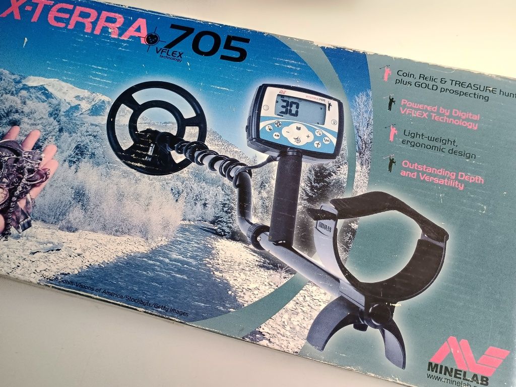 Minelab X Terra 705 7.5 та 18.75 кГц  металошукач металлоискатель