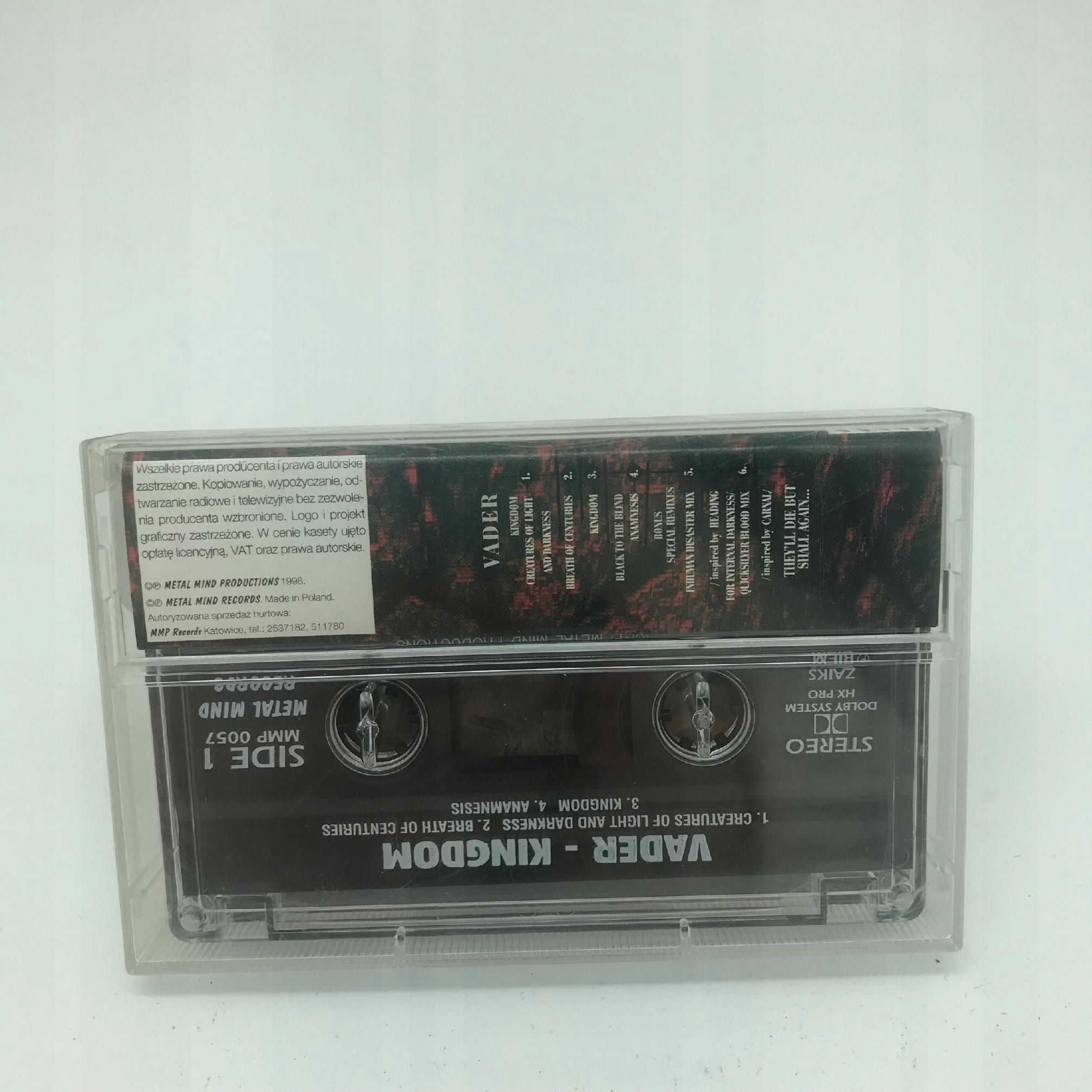 kaseta - vader - kingdom metal 1998