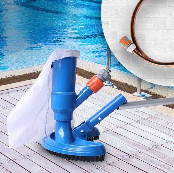 Odkurzacz do Czyszczenia Dna Basenu Oczka Wodnego Zestaw Pod Wąż