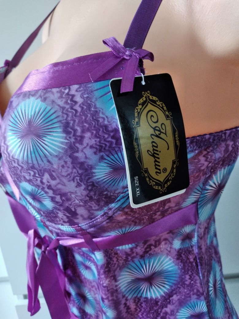 Komplet koszulka +stringi rozmiar XXL